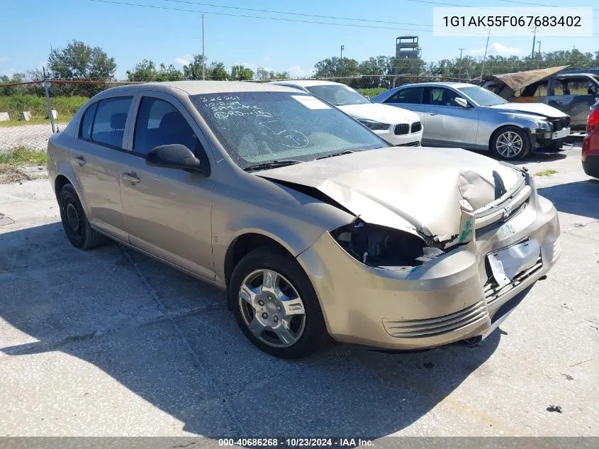 2006 Chevrolet Cobalt Ls VIN: 1G1AK55F067683402 Lot: 40686268