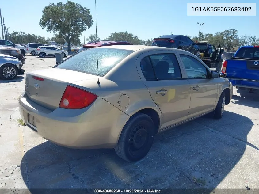 2006 Chevrolet Cobalt Ls VIN: 1G1AK55F067683402 Lot: 40686268