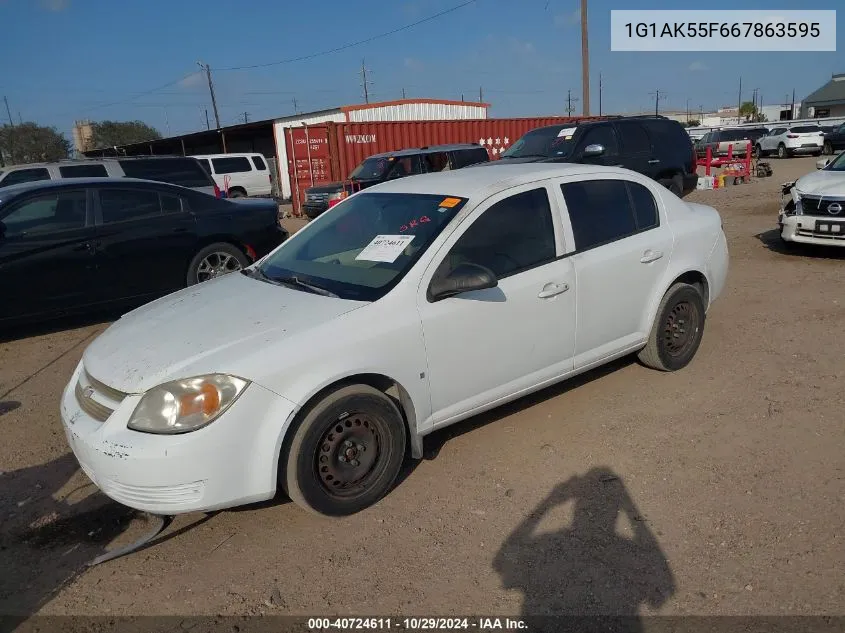 2006 Chevrolet Cobalt Ls VIN: 1G1AK55F667863595 Lot: 40724611