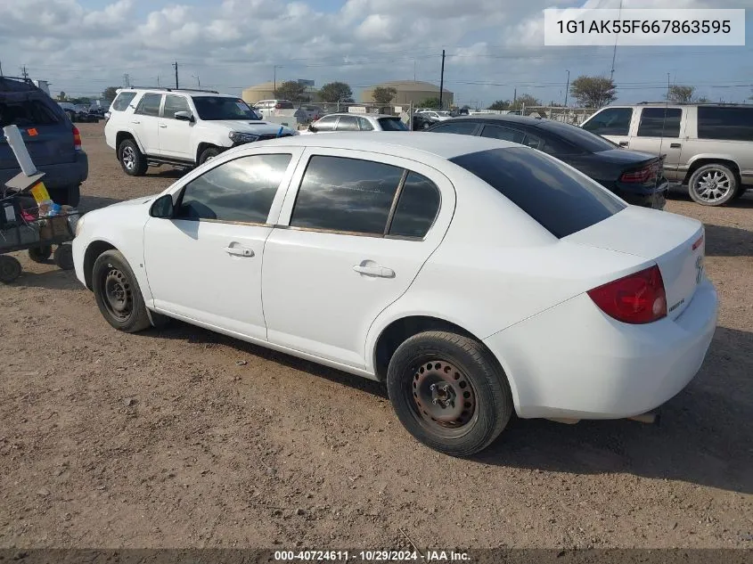 2006 Chevrolet Cobalt Ls VIN: 1G1AK55F667863595 Lot: 40724611