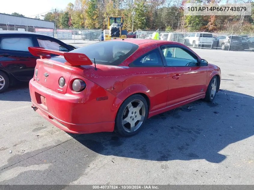 2006 Chevrolet Cobalt Ss Supercharged VIN: 1G1AP14P667743879 Lot: 40737524