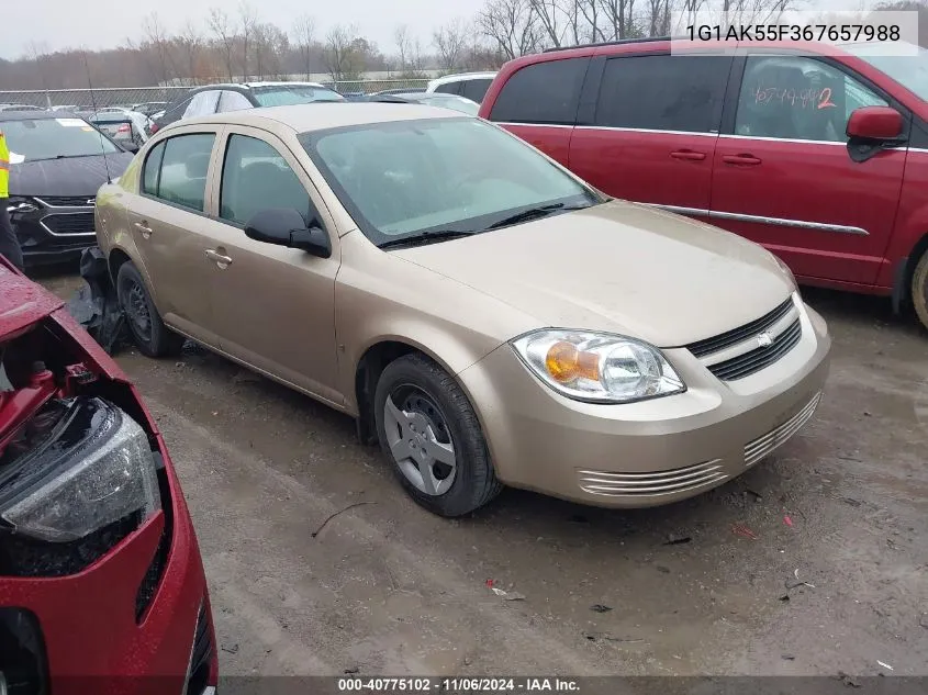 2006 Chevrolet Cobalt Ls VIN: 1G1AK55F367657988 Lot: 40775102