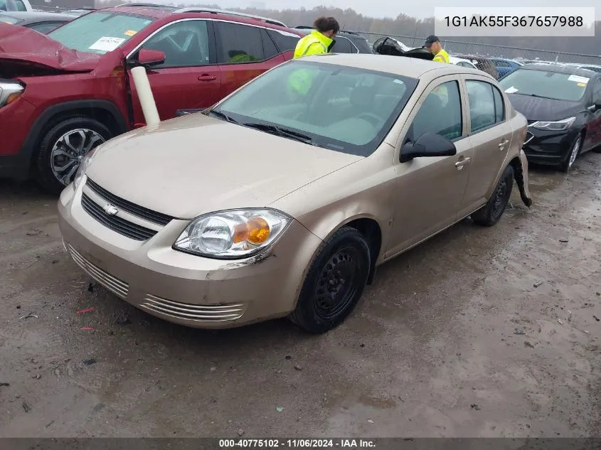 2006 Chevrolet Cobalt Ls VIN: 1G1AK55F367657988 Lot: 40775102