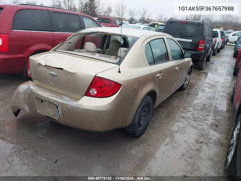 2006 Chevrolet Cobalt Ls VIN: 1G1AK55F367657988 Lot: 40775102