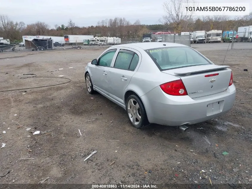 2006 Chevrolet Cobalt Ss VIN: 1G1AM55B067786200 Lot: 40818963