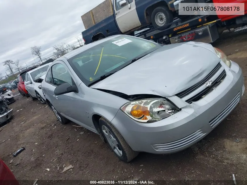 1G1AK15F067808178 2006 Chevrolet Cobalt Ls