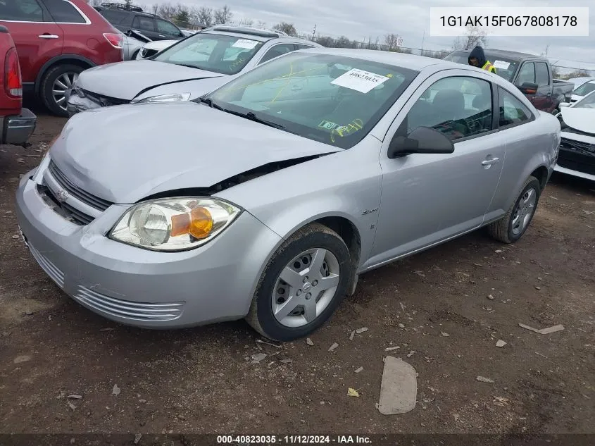 1G1AK15F067808178 2006 Chevrolet Cobalt Ls