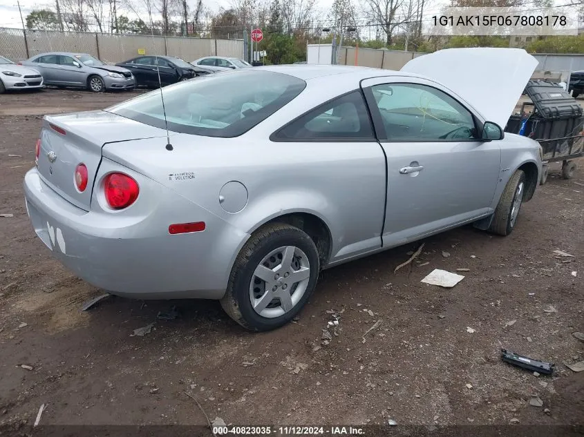 1G1AK15F067808178 2006 Chevrolet Cobalt Ls