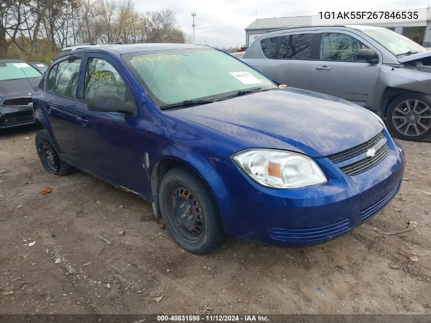 1G1AK55F267846535 2006 Chevrolet Cobalt Ls