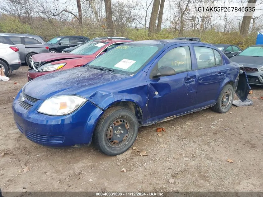 1G1AK55F267846535 2006 Chevrolet Cobalt Ls