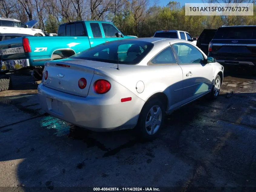 1G1AK15F067767373 2006 Chevrolet Cobalt Ls