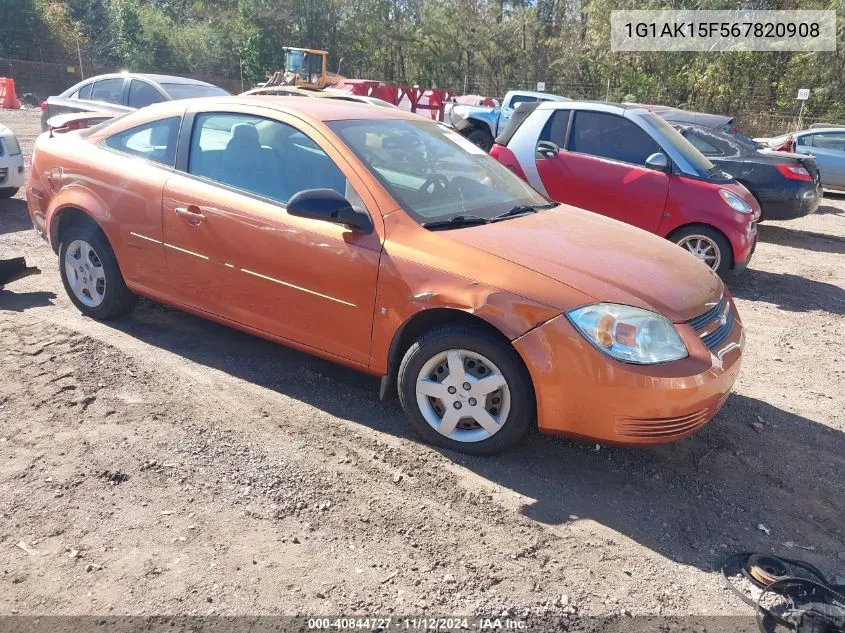 1G1AK15F567820908 2006 Chevrolet Cobalt Ls