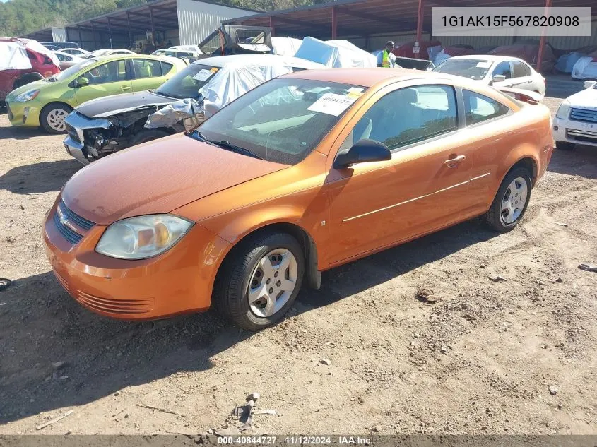 1G1AK15F567820908 2006 Chevrolet Cobalt Ls