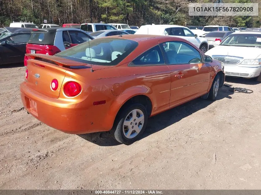 1G1AK15F567820908 2006 Chevrolet Cobalt Ls