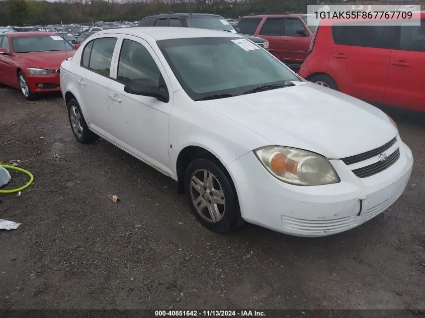 1G1AK55F867767709 2006 Chevrolet Cobalt Ls