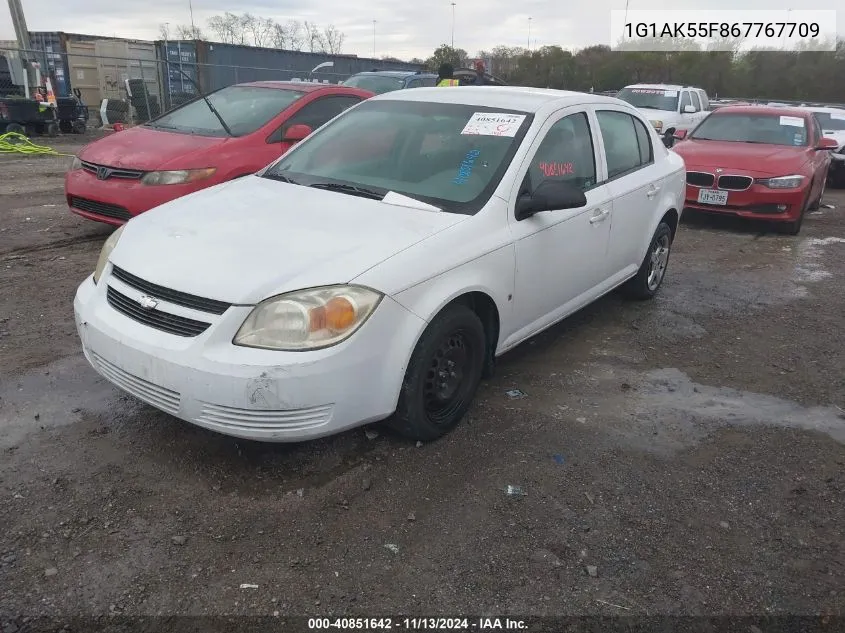 1G1AK55F867767709 2006 Chevrolet Cobalt Ls