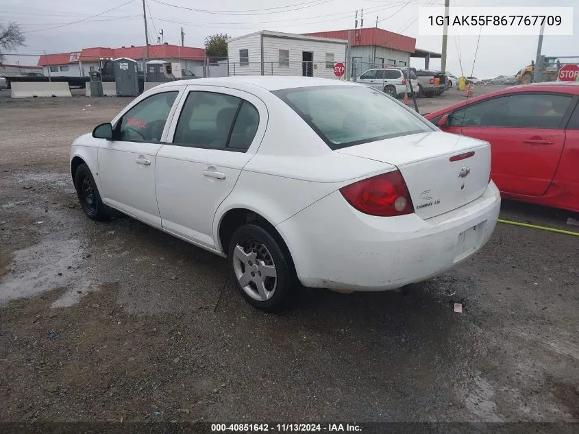 1G1AK55F867767709 2006 Chevrolet Cobalt Ls