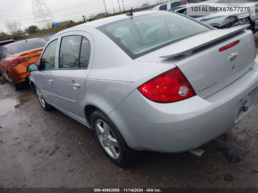 2006 Chevrolet Cobalt Lt VIN: 1G1AL58FX67677275 Lot: 40863085