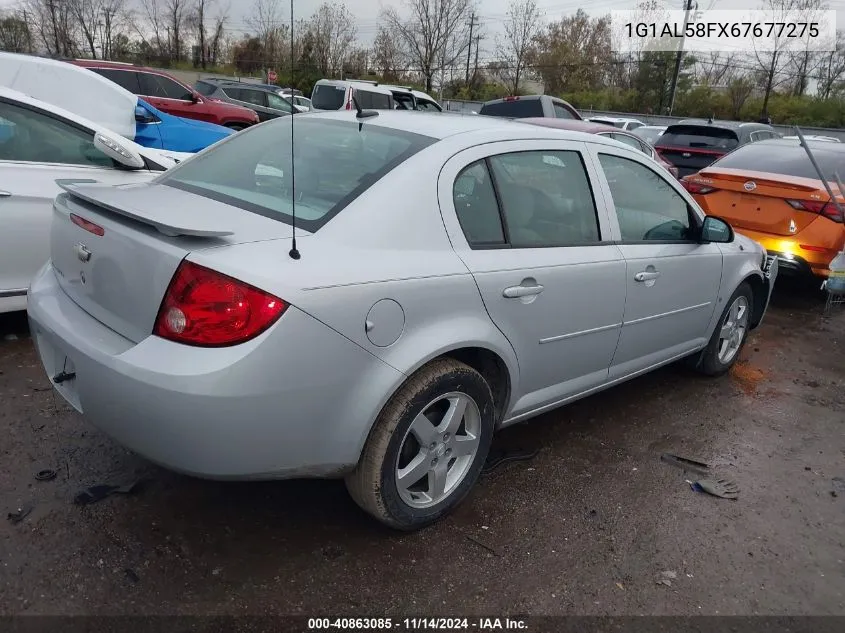 2006 Chevrolet Cobalt Lt VIN: 1G1AL58FX67677275 Lot: 40863085