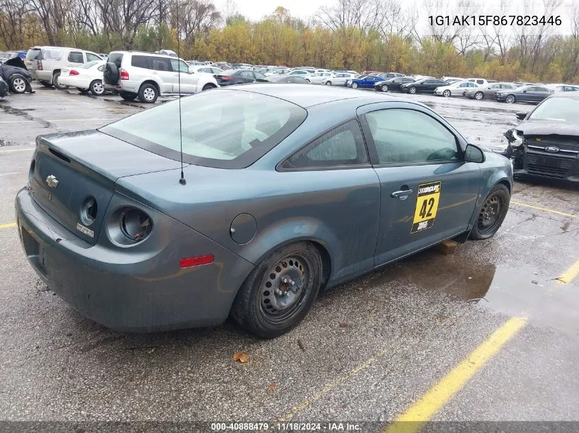 2006 Chevrolet Cobalt Ls VIN: 1G1AK15F867823446 Lot: 40888479