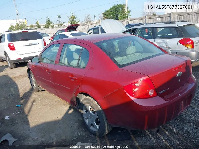 2007 Chevrolet Cobalt VIN: 1G1AL55F677327681 Lot: 12059921