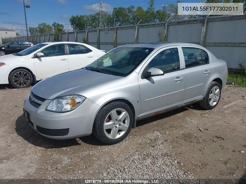 2007 Chevrolet Cobalt Lt VIN: 1G1AL55F177302011 Lot: 12076779