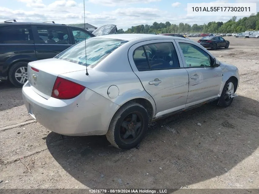 2007 Chevrolet Cobalt Lt VIN: 1G1AL55F177302011 Lot: 12076779