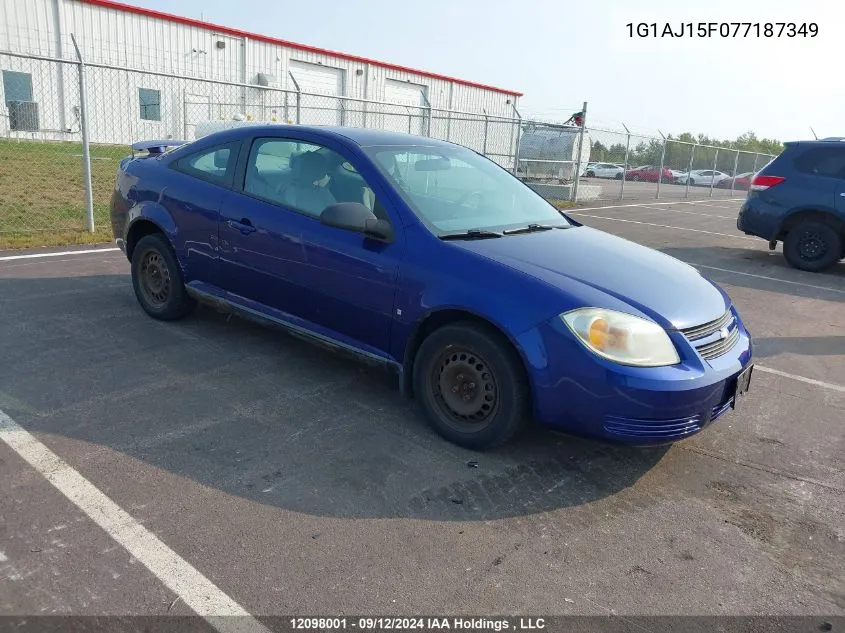 1G1AJ15F077187349 2007 Chevrolet Cobalt