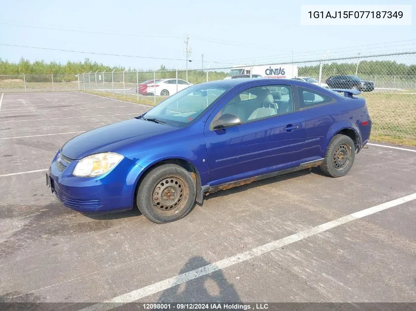 1G1AJ15F077187349 2007 Chevrolet Cobalt