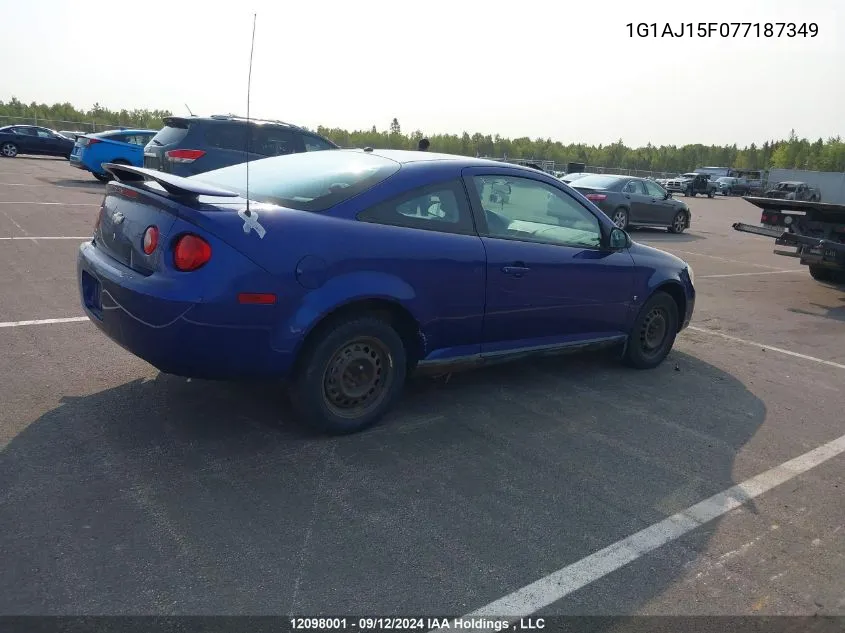 1G1AJ15F077187349 2007 Chevrolet Cobalt