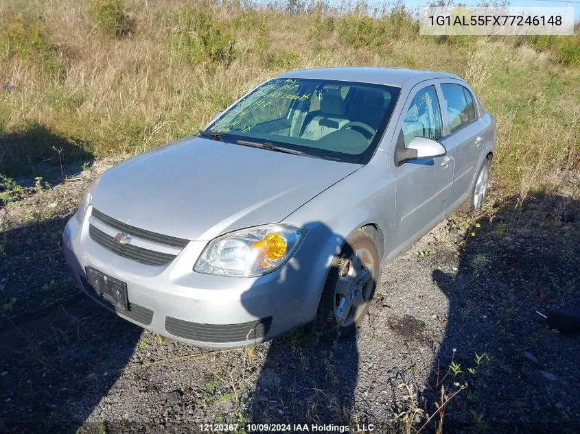 2007 Chevrolet Cobalt Lt VIN: 1G1AL55FX77246148 Lot: 12120367