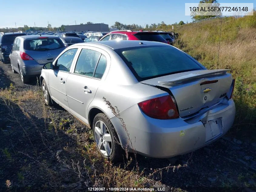 2007 Chevrolet Cobalt Lt VIN: 1G1AL55FX77246148 Lot: 12120367