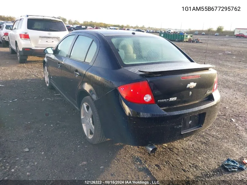 2007 Chevrolet Cobalt Ss VIN: 1G1AM55B677295762 Lot: 12126322