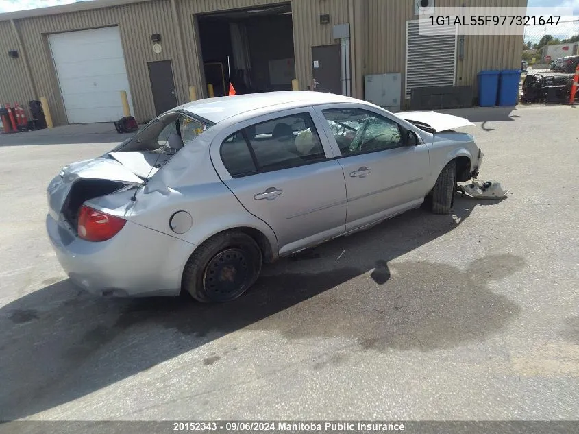 2007 Chevrolet Cobalt Lt VIN: 1G1AL55F977321647 Lot: 20152343