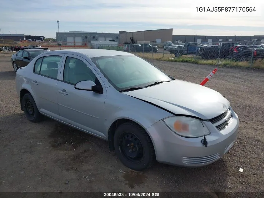 1G1AJ55F877170564 2007 Chevrolet Cobalt Ls