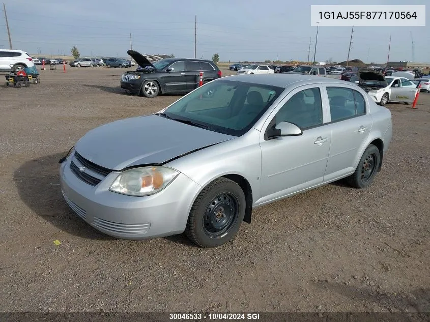 2007 Chevrolet Cobalt Ls VIN: 1G1AJ55F877170564 Lot: 30046533