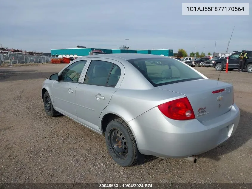 2007 Chevrolet Cobalt Ls VIN: 1G1AJ55F877170564 Lot: 30046533