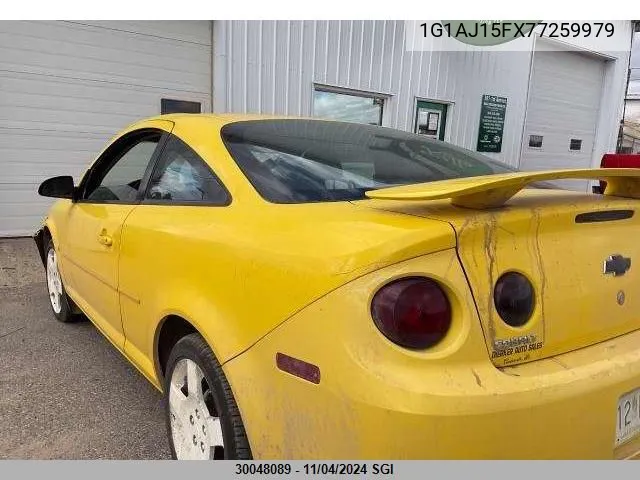 2007 Chevrolet Cobalt Ls VIN: 1G1AJ15FX77259979 Lot: 30048089