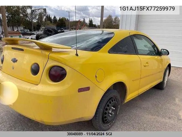 2007 Chevrolet Cobalt Ls VIN: 1G1AJ15FX77259979 Lot: 30048089