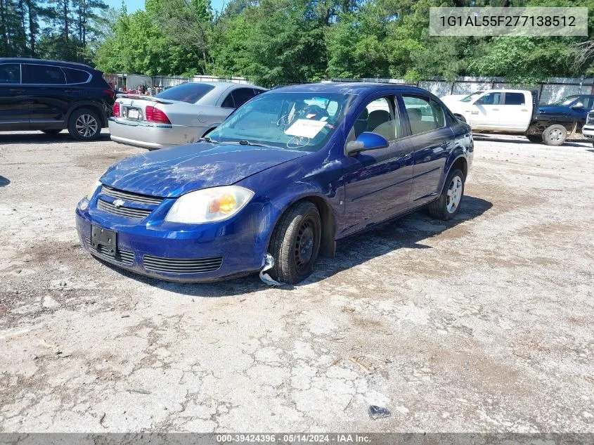 1G1AL55F277138512 2007 Chevrolet Cobalt Lt