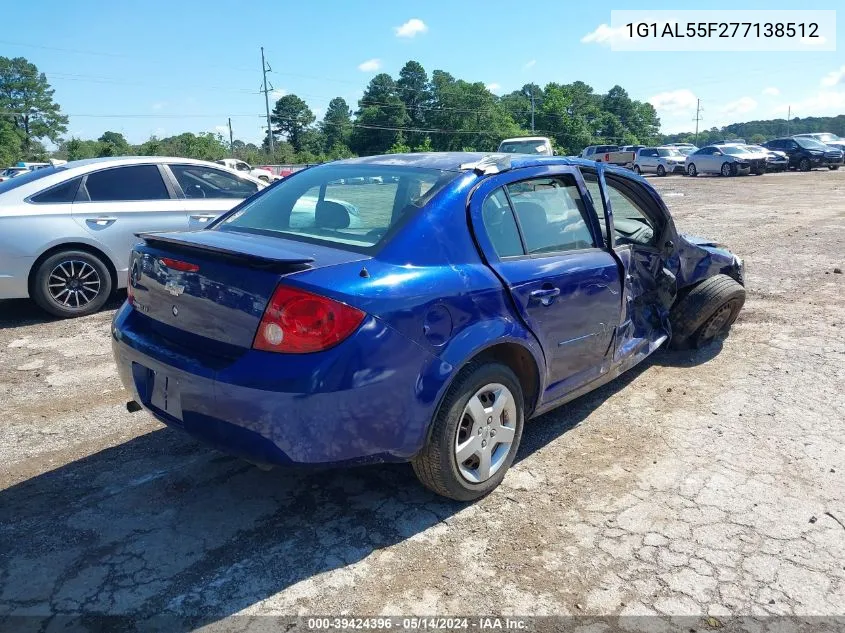 1G1AL55F277138512 2007 Chevrolet Cobalt Lt