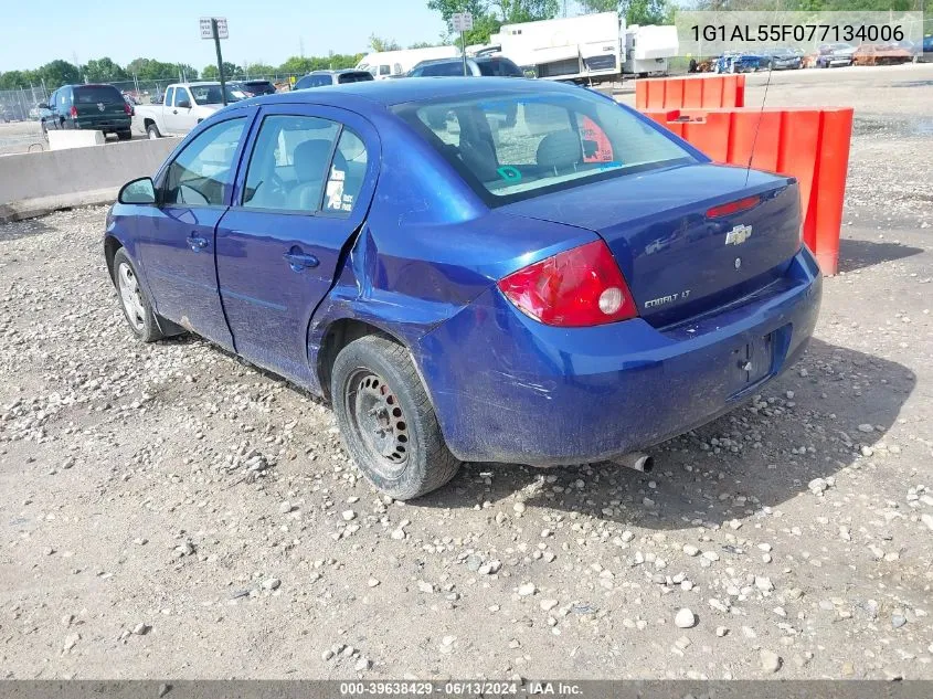 2007 Chevrolet Cobalt Lt VIN: 1G1AL55F077134006 Lot: 39638429