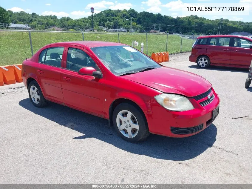 2007 Chevrolet Cobalt Lt VIN: 1G1AL55F177178869 Lot: 39756480