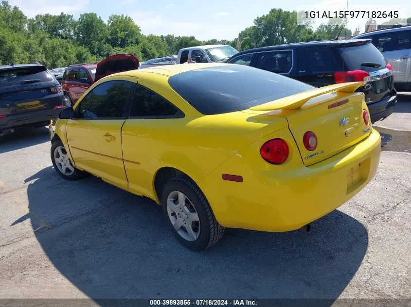 2007 Chevrolet Cobalt Lt VIN: 1G1AL15F977182645 Lot: 39893855