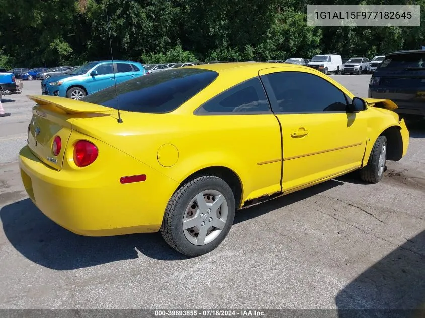 2007 Chevrolet Cobalt Lt VIN: 1G1AL15F977182645 Lot: 39893855