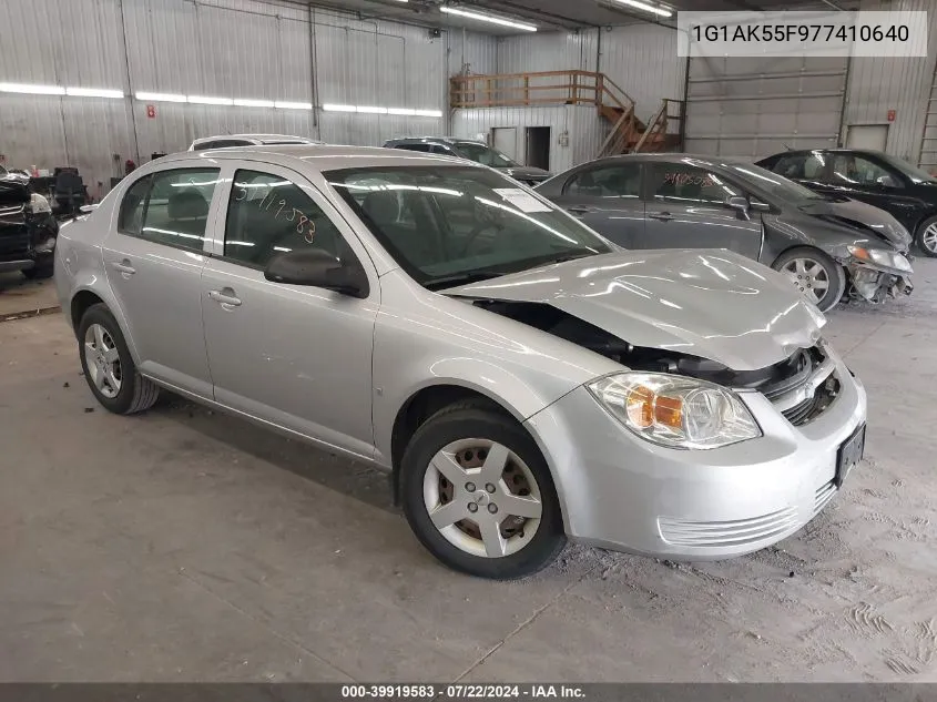 2007 Chevrolet Cobalt Ls VIN: 1G1AK55F977410640 Lot: 39919583