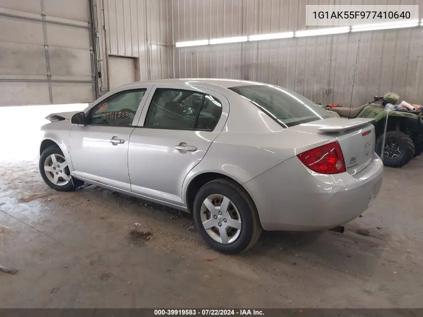 2007 Chevrolet Cobalt Ls VIN: 1G1AK55F977410640 Lot: 39919583