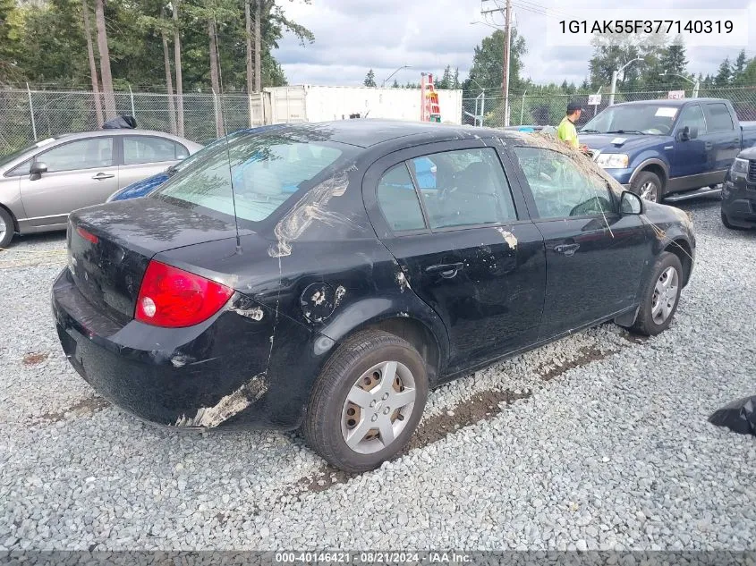 1G1AK55F377140319 2007 Chevrolet Cobalt Ls