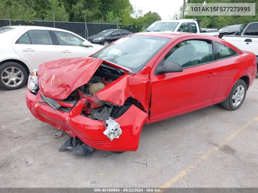 2007 Chevrolet Cobalt Ls VIN: 1G1AK15F577273995 Lot: 40168954