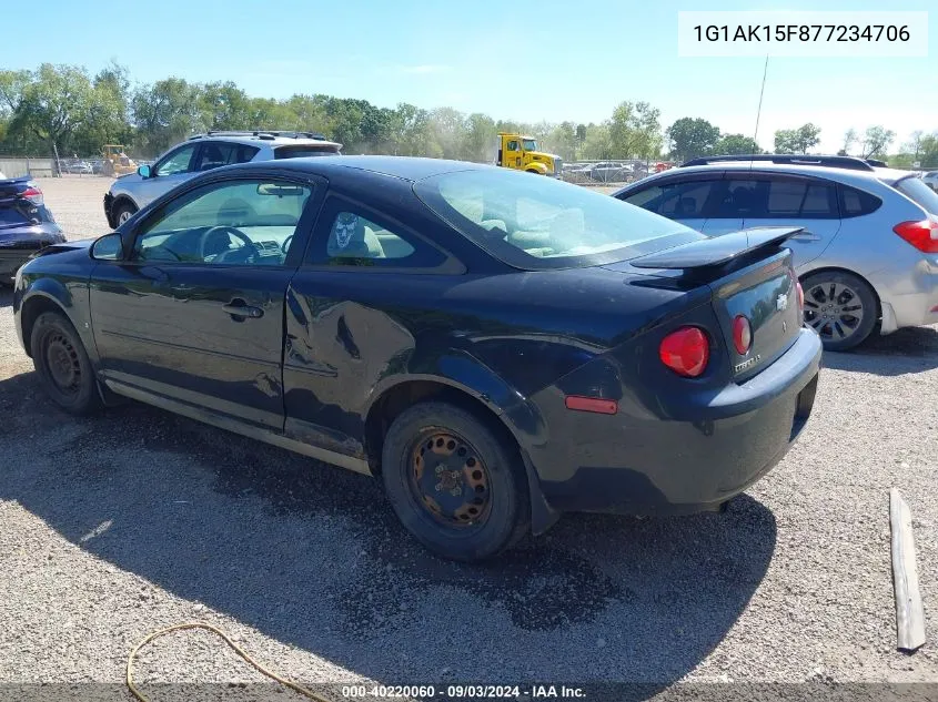 2007 Chevrolet Cobalt Ls VIN: 1G1AK15F877234706 Lot: 40220060